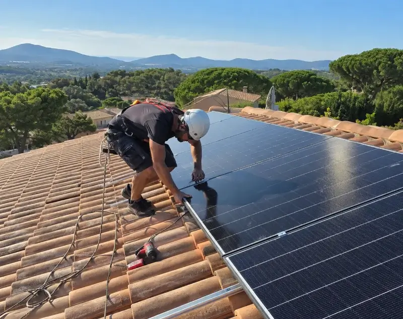Installateur panneaux solaires Baliros — pose photovoltaïque sur toiture