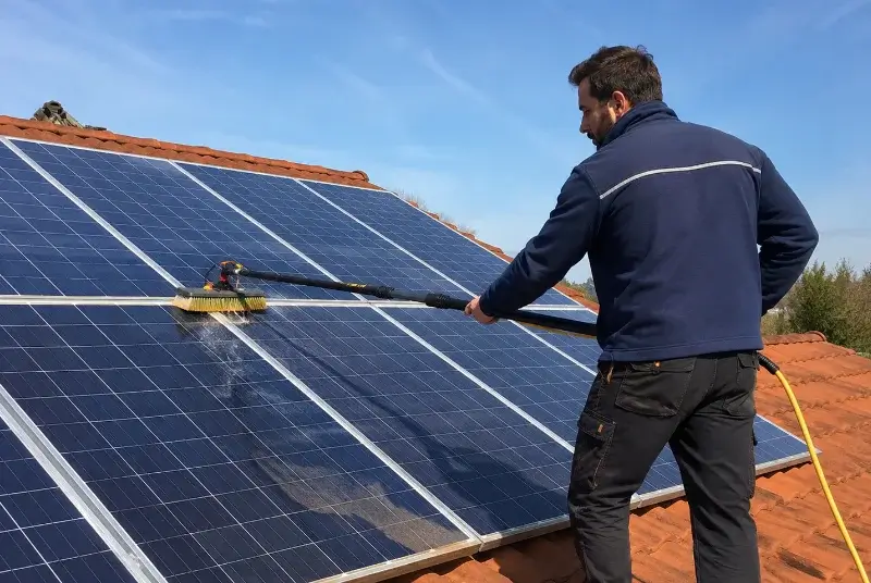 Nettoyage et entretien de panneaux solaires à Baliros